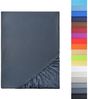 NatureMark - Mikrofaser SPANNBETTLAKEN zum Sparpreis! Viele Größen und Farben Markenware (Anthrazit Grau, 200x220 cm) Bild 5