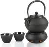 Dimono Teekanne Gusseisen Teebecher Teetassen, (Traditionelles Tee-Set), Emaille Bild 2