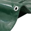 vidaXL Abdeckplane, Canvas mit PVC-Beschichtung grün, 1,5 x 6 m, 650 g/m² Bild 2
