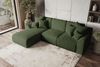 99rooms Gusto Ecksofa Cordstoff POSO Khaki Links mit Schlaffunktion Bild 3