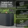 STEELSØN 'Hydra' Hochbeet, Metall, anthrazit, 160x80x80 cm, wetterfest, mit offener Bodenstruktur Bild 5