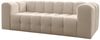 Fun Möbel 3-Sitzer Sofa Designersofa FUN LEONOR, Stoff Moly oder Tiffani, Sofa-Rücken echt bezogen Bild 2