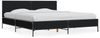 vidaXL Bettgestell Schwarz 200x200 cm Holzwerkstoff und Metall 3280017 Bild 2