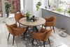 Tisch 120x120 Mango Metall Natur Antikschwarz Bild 5