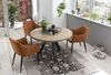 Tisch 120x120 Mango Metall Natur Antikschwarz Bild 2