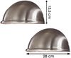 2er Set Außenwandleuchte Downlight TORINO Edelstahl, 28x13,5 cm, Hausbeleuchtung Bild 2