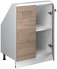 Küchenschrank für Dachschrägen R-Line Sonoma 60 cm mit 2 Türen Vicco Bild 4
