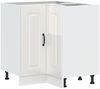 vidaXL Küchen-Eckunterschrank Kalmar Hochglanz-Weiß Holzwerkstoff 853509 Bild 2
