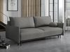 Mirjan24 'Dravolt' 3-Sitzer Schlafsofa mit Schlaffunktion und Bettkasten, Stoff, Grau Bild 2