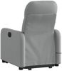 vidaXL Elektrischer Massagesessel mit Aufstehhilfe Hellgrau Stoff 3206822 Bild 4