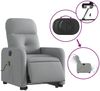 vidaXL Elektrischer Massagesessel mit Aufstehhilfe Hellgrau Stoff 3206822 Bild 5