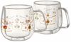 Hutschenreuther Becher Christmas Love Glas dekoriert Becher doppelwandig 2er Set, Glas Bild 3