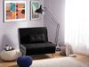 Schlafsofa Polsterbezug schwarz FARRIS Bild 3