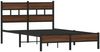 vidaXL Bettgestell ohne Matratze Braun Eiche 120x190 cm Holzwerkstoff 4017305 Bild 3