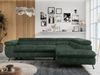 Mks Möbel 'Peter L-form' Ecksofa mit Bettfunktion, Bettkasten & einstellbaren Kopfstützen, Grün, Cord, mit Topper, rechts Bild 4