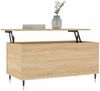 vidaXL Couchtisch Sonoma-Eiche 90x44,5x45 cm Holzwerkstoff 830967 Bild 3
