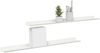vidaXL Schwebendes Regal Wandmontiert 2 pcs Weiß 80 x 9 x 2,5 cm Stahl 8003982 Bild 3
