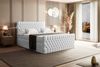 ALTDECOR Boxspringbett DAISY-Z KING (Multipocket-Matratze H4, H3 Matratze Bonellfederung, Topper, Kopfteil), Doppelbett mit Fußteil Bild 3