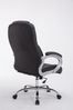 Bürostuhl SYDNEY Stoff - 113x66x70, Dunkelgrau Stoff Metall in Chromoptik Gestell ergonomische Bürostühle Homeoffice Stuhl mit Rollen Bild 4