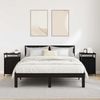 vidaXL Nachttisch 2 pcs Schwarz Eichen-Optik 40 x 42 x 60cm 881811 Bild 4