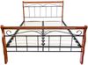 Metallbett inkl. Lattenrost 160x200 schwarz Bild 2