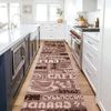 Vimoda Küchenläufer Trendiger Kaffee Teppich, Rechteckig, Höhe: 5 mm, Muster Kaffee, Kaffeetasse, Cappuccino, Küche, Esszimmer, Flur Bild 3