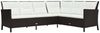 vidaXL 3-tlg. Garten-Lounge-Set mit Auflagen Poly Rattan Braun 48153 Bild 2