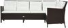 vidaXL 3-tlg. Garten-Lounge-Set mit Auflagen Poly Rattan Braun 48153 Bild 3