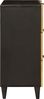vidaXL Sideboard Set 2 pcs Schwarz und Messing 120 x 33 x 75 cm 3310022 Bild 5