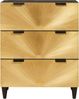 vidaXL Sideboard Set 2 pcs Schwarz und Messing 120 x 33 x 75 cm 3310022 Bild 4