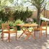 vidaXL Gartenstühle 2 Stk. 59x55x85 cm Massivholz Akazie 4004912 Bild 3