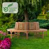 CLP Baumbank Novum rund,teak 250 cm Bild 3