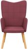 vidaXL Relaxsessel Weinrot Stoff [327927] Bild 3