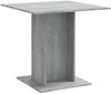 vidaXL Esstisch Grau Sonoma 80x80x75 cm Holzwerkstoff 825823 Bild 2