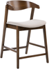 Set mit 2 Barstühlen LILLY Braun Beige Bild 4