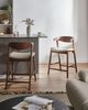 Set mit 2 Barstühlen LILLY Braun Beige Bild 3