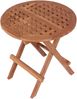 Teakholz Garten-/Beistelltisch - bene living - Dorset rund Ø 50 cm Bild 3
