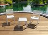 CLP Gartenstuhl Ares stapelbar und mit modernem Design,weiß Bild 3