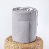 Loolay Bettnestchen 100% GRAU BIO-Baumwolle Atmungsaktives Babybett BETTUMRANDUNG, (Umrandung Kopfschutz Bettschlange 420, 360, 210, 180 x 30cm, Babyausstattung Baby und Neugeborene Premium GESCHENK), LOOLAY® - 100% Europäische Stoffe und Kleinserien-N... Bild 4