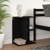 vidaXL Nachttisch Schwarz Eichen-Optik 46,5x29x61 cm Holzwerkstoff 858652 Bild 3