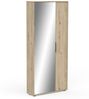 Schuhschrank >EBONY< in Eiche royal - 82,8x178,4x23,9cm (BxHxT) Bild 4