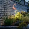 LED Solar Steckleuchte, Pfau bronzefarben, bunt Höhe 90 cm Bild 2