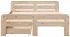 vidaXL Massivholzbett ohne Matratze 120x190 cm Kiefernholz 3309056 Bild 4