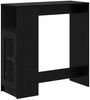 Bartisch, Stehtisch, Bistrotisch Schwarz Eichen-Optik 101 x 40 x 103,5 cm Holzwerkstoff Bild 2