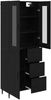 vidaXL Highboard 2 pcs Schwarz Eichen-Optik Holzwerkstoff 3416203 Bild 5