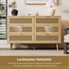 Celya Kommode Sideboard mit 6 Schubladen, 120x76.5x40cm, Schubladenschrank aus Holz (Sideboard Highboard mit viel Stauraum), Schubladenkommode mit Metallgriffe, für Schlafzimmer, Wohnräume, Büro Bild 4