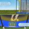 KINETIC SPORTS Trampolin Outdoor 'Salto Plus' - Komplett-Set für Kinder, USA Sprungtuch, Netz, Randpolster, Leiter, Blau-2, Ø 430 cm Bild 5