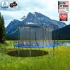 KINETIC SPORTS Trampolin Outdoor 'Salto Plus' - Komplett-Set für Kinder, USA Sprungtuch, Netz, Randpolster, Leiter, Blau-2, Ø 430 cm Bild 2