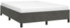 vidaXL Bettgestell ohne Matratze Dunkelgrau 140x190 cm Samt 347319 Bild 3