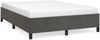 vidaXL Bettgestell ohne Matratze Dunkelgrau 140x190 cm Samt 347319 Bild 2